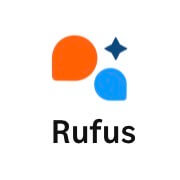 Amazonのアプリ画面にAIアシスタントのRufusが表示され、商品未着トラブルから24時間以内に返金されるイメージのイラスト