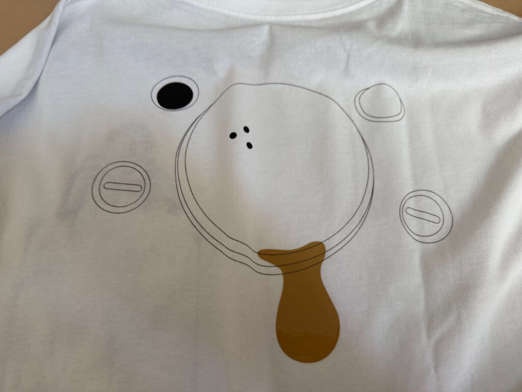 「さよならバトーさん」タチコマTシャツ裏