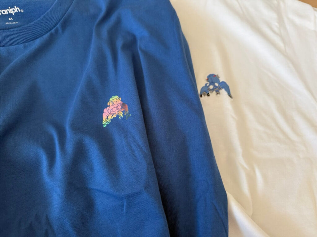 タチコマ熱光学迷彩Tシャツ（2枚セット）