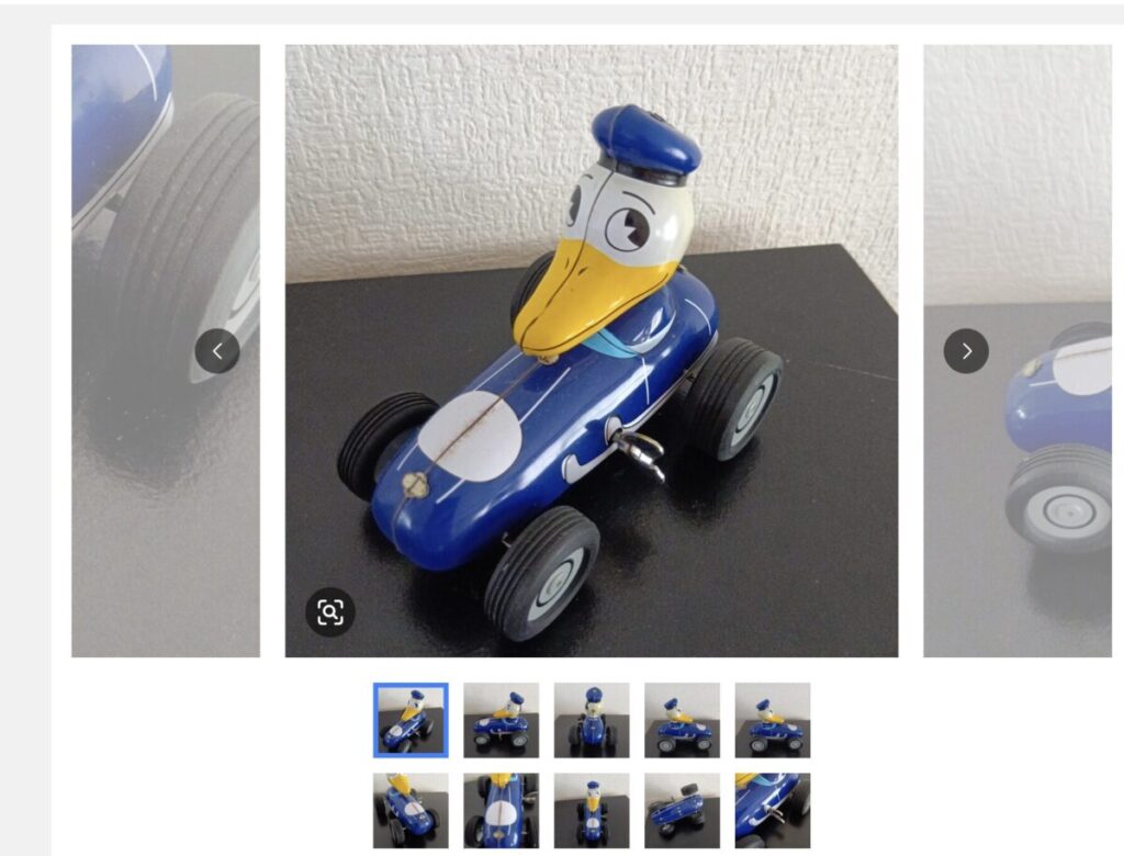 ヤフオク 1930年台のブリキのドナルドダッグのグッズ